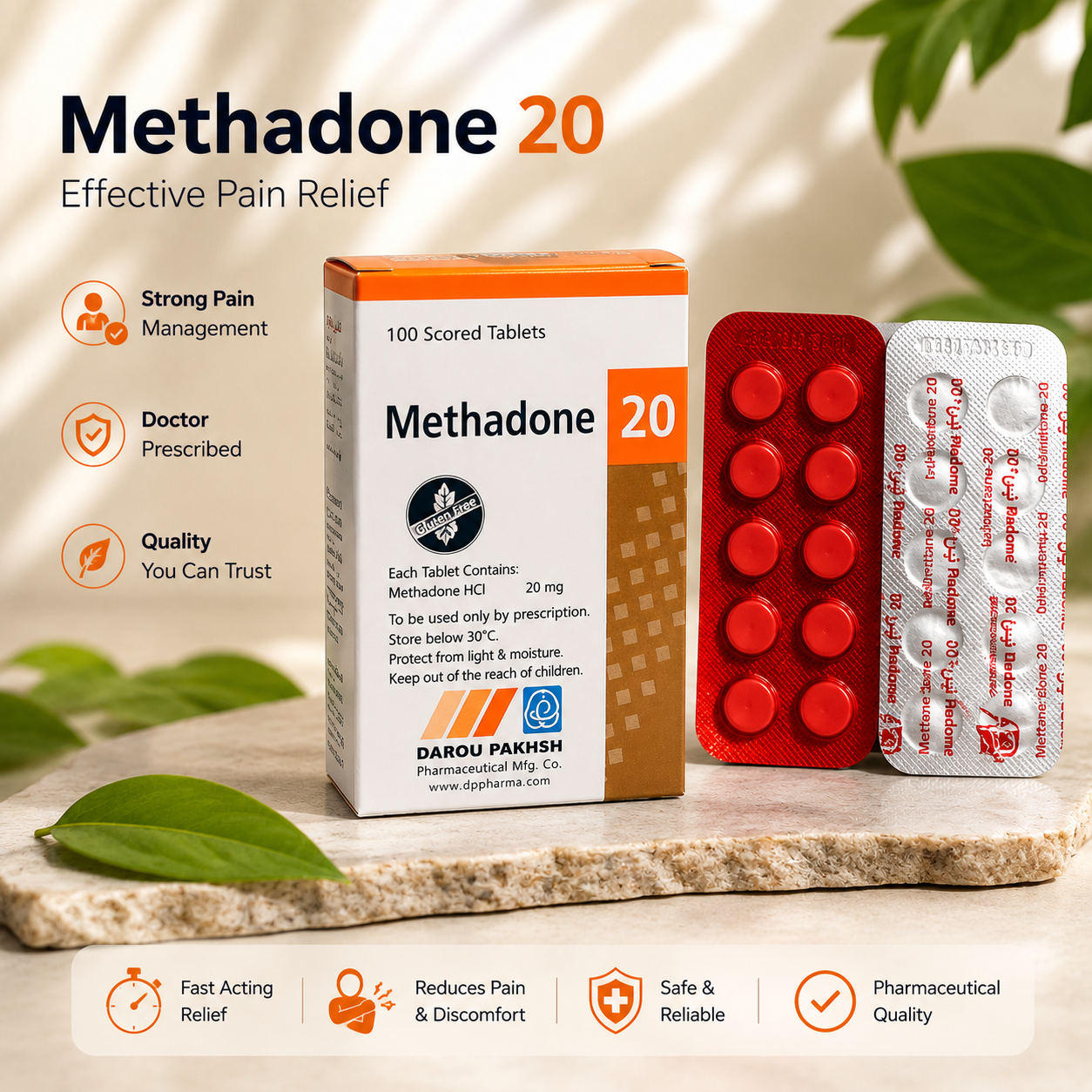 Methadone 20 mg Tablet Darou Pakhsh In Pakistan